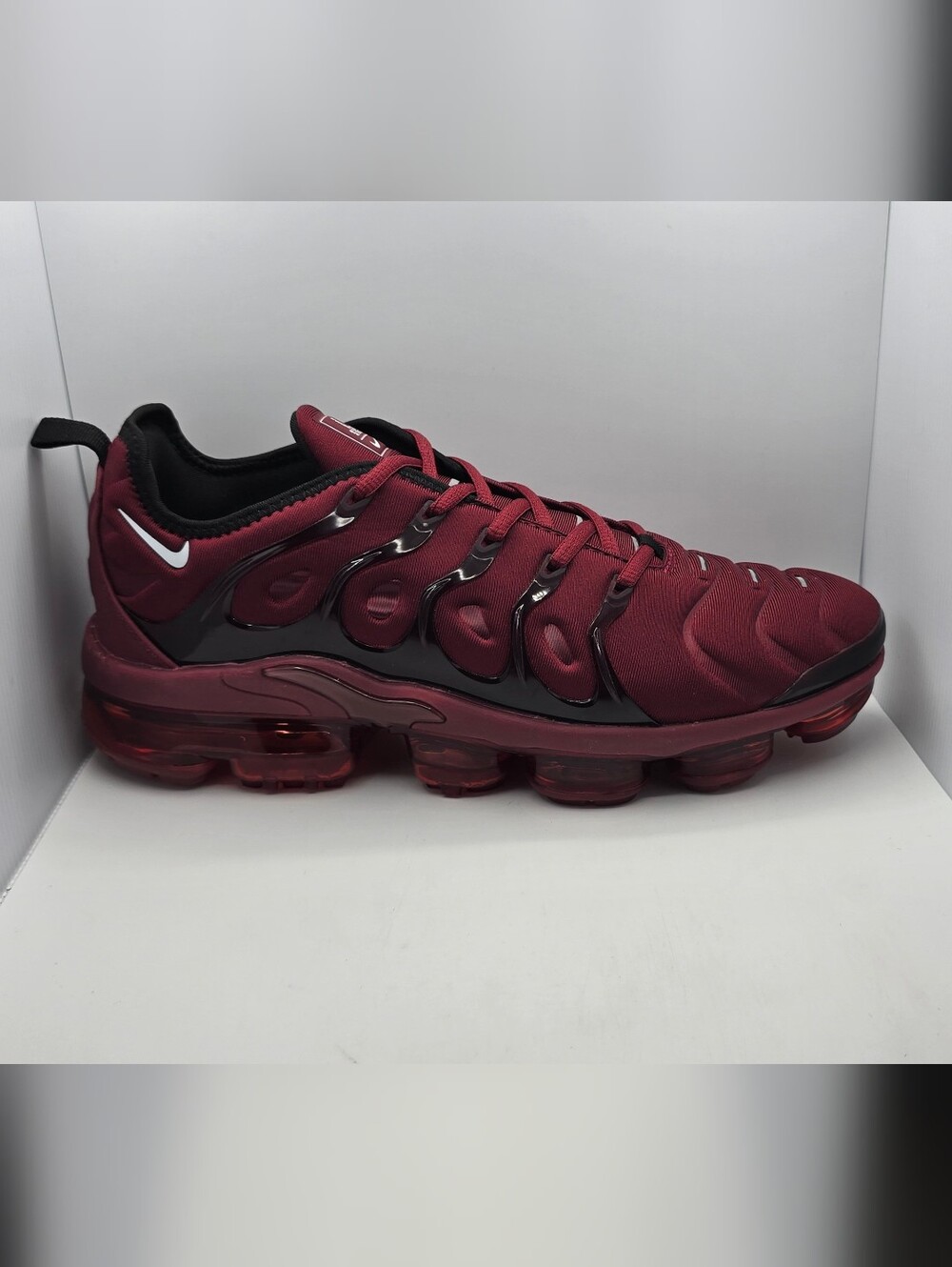 Nike Men's VaporMax Plus Sneakers - Burgundy/Black FN6850 681